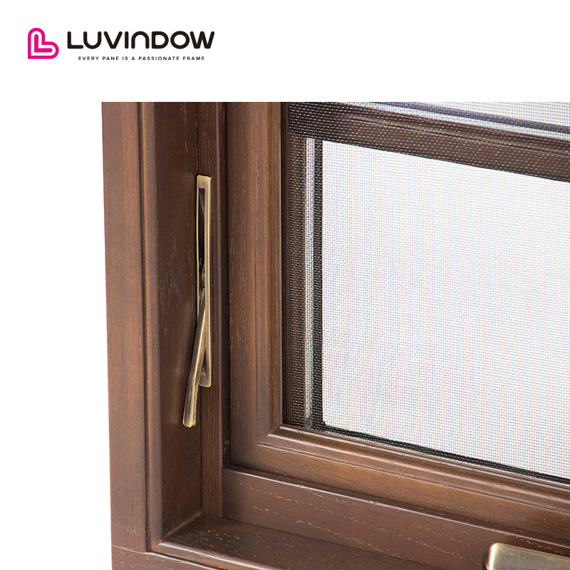 Aluminium Cladding Wood Crank Open Windows