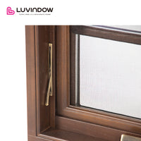 Aluminium Cladding Wood Crank Open Windows