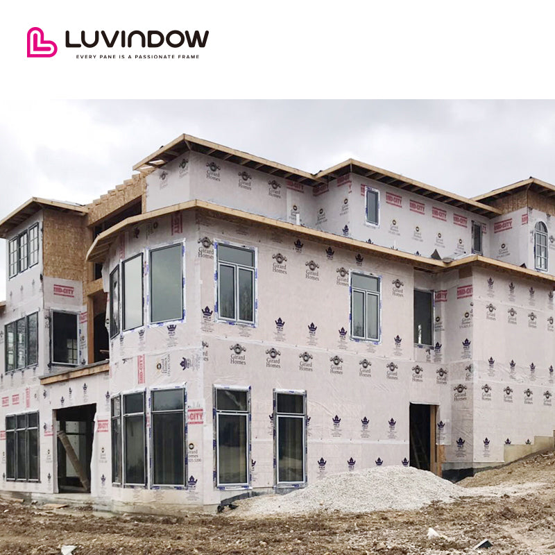 Aluminium Cladding Wood Crank Open Windows