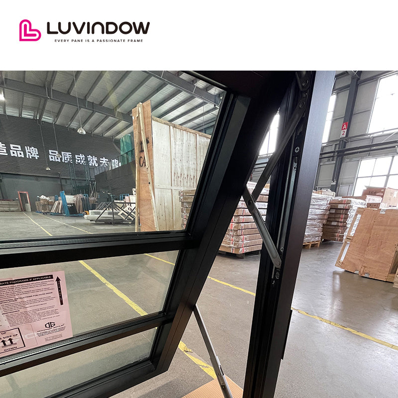 Aluminium Double Glass Hinges Window