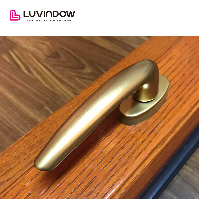 Wooden Cladding Aluminum Tilt Turn Window