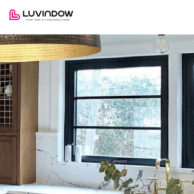 Aluminium Double Glass Hinges Window