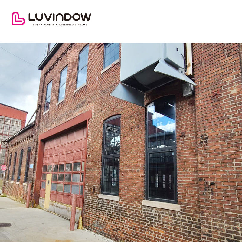 USA Albuquerque nice LUVINDOW Wholesale standard double hung window aluminium sizes small single windows