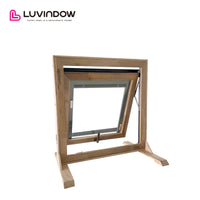 Security Glass Blinds System Awning Window