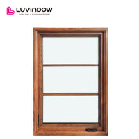 Wood Finished Crank Open Casement Windows