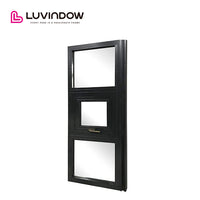 Aluminum Single Hung Black Windows