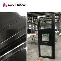 Aluminum Single Hung Black Windows