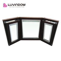 Bay Bow Double Glass Window with Built-in Shutter - China Shutter, Plantation Shutter