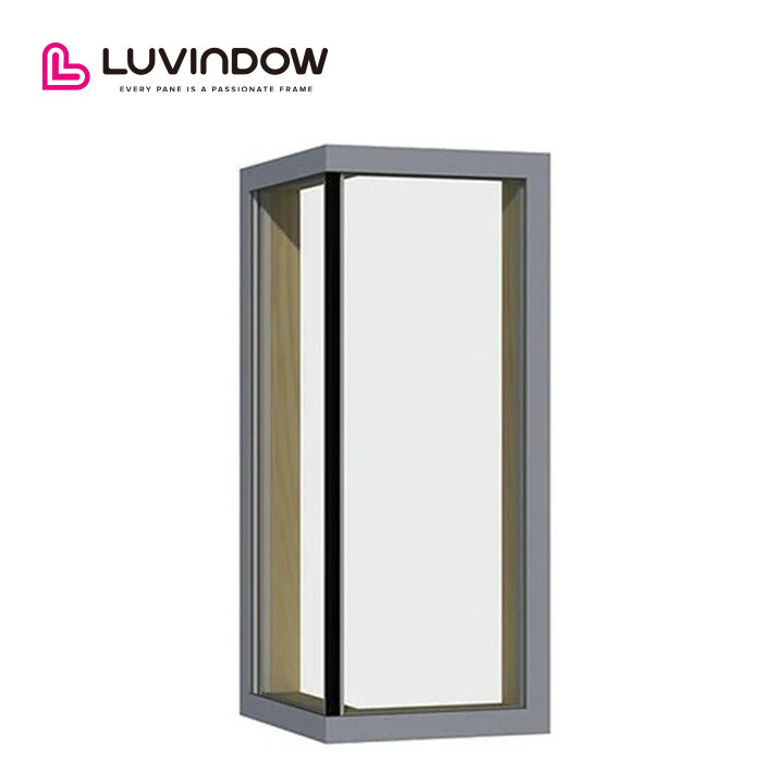 Innovative Design Project in LA: Energy-Efficient Aluminum-Wood Double Glazed Bay & Bow Windows with Built-In Shutters by Luvindow — product image 2