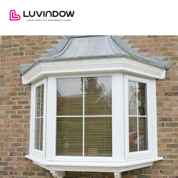 Hot Sale Aluminum Clading Solid Bay & Bow Window, Quality Bay & Bow Glass Window with Grille for Dining Room - China Aluminum Window, Alu Window — product image 2