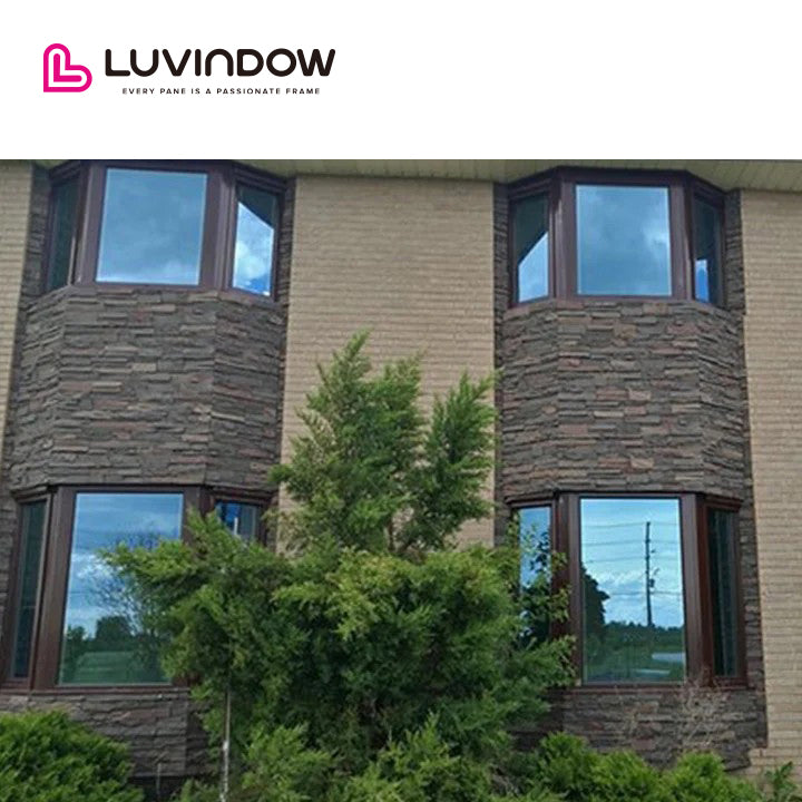 Bay Bow Double Glass Window with Built-in Shutter - China Shutter, Plantation Shutter