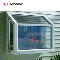 Canada Toronto area Hot Sale wood aluminum products Bay & Bow tilt and turn windows with built in blinds inside Bay Bow