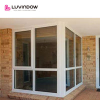 Innovative Design Project in LA: Energy-Efficient Aluminum-Wood Double Glazed Bay & Bow Windows with Built-In Shutters by Luvindow — thumbnail 6