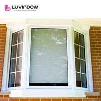 Hot Sale Aluminum Clading Solid Bay & Bow Window, Quality Bay & Bow Glass Window with Grille for Dining Room - China Aluminum Window, Alu Window — thumbnail 7