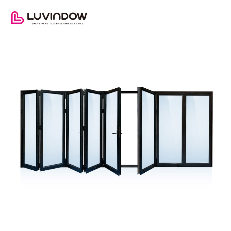 Aluminium Alloy Glass Folding Patio Doors