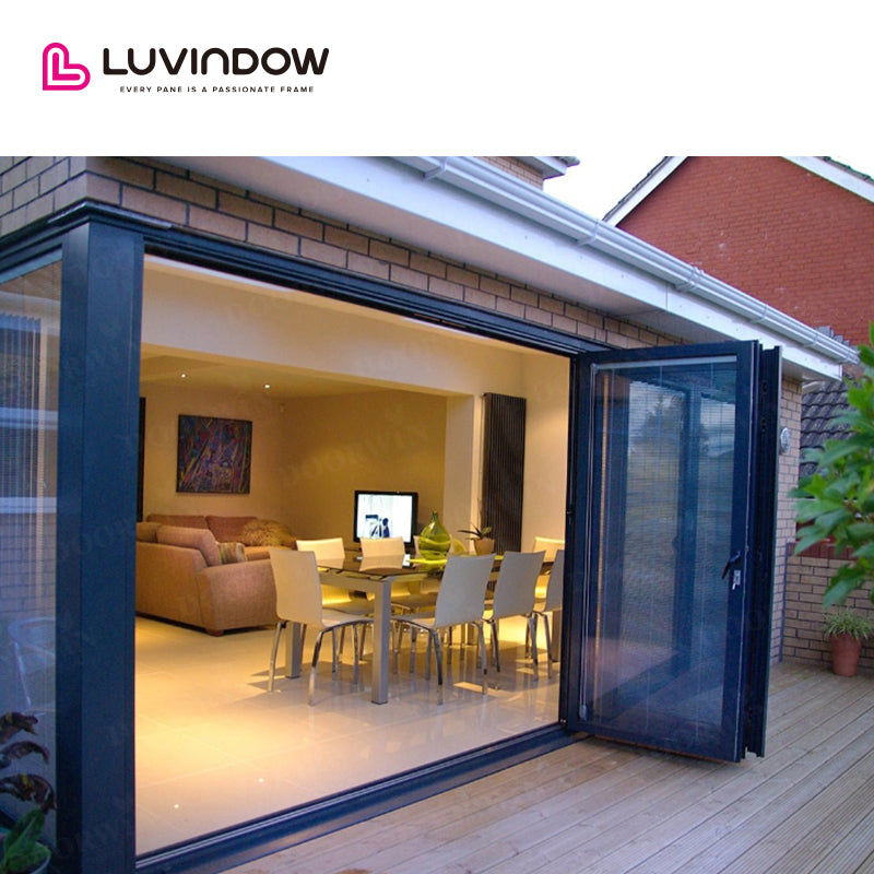 Black Frame Waterproof Bi-fold Door — product image 2