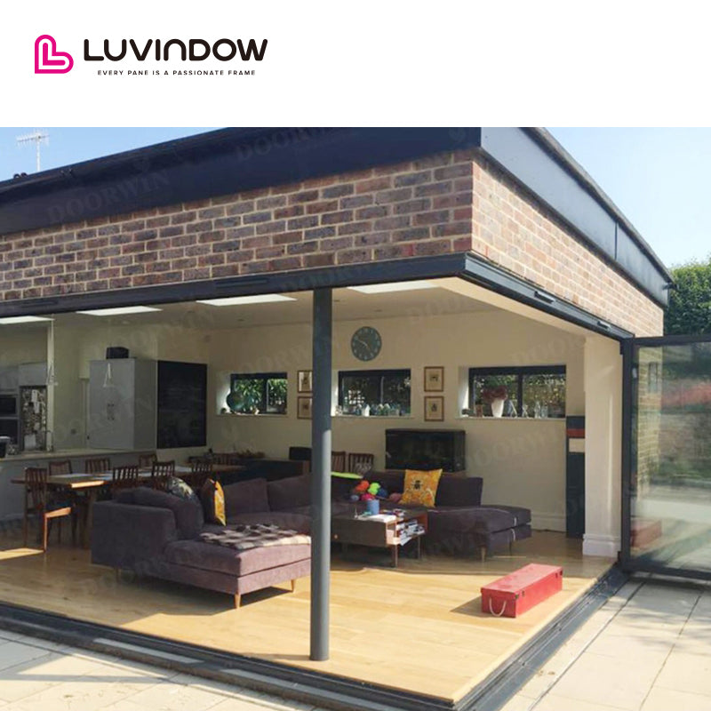 Large View Corner Folding Door