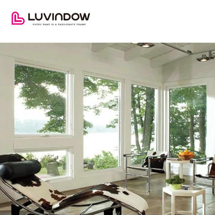 Aluminum Crank Open Handle Awning Window