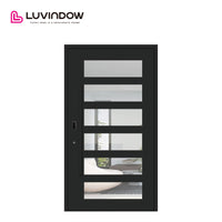 Grill Design Aluminum Entry Door