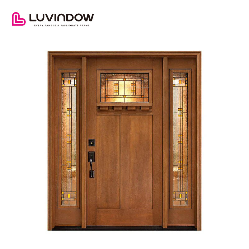 Modern Design Wood Panel Entry Door — product image 1