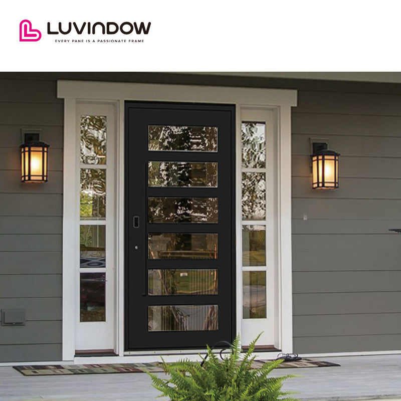 Grill Design Aluminum Entry Door