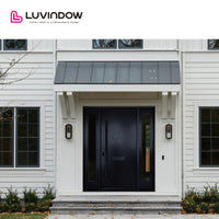 Aluminium Pivot Exterior Entrance Door With Glass