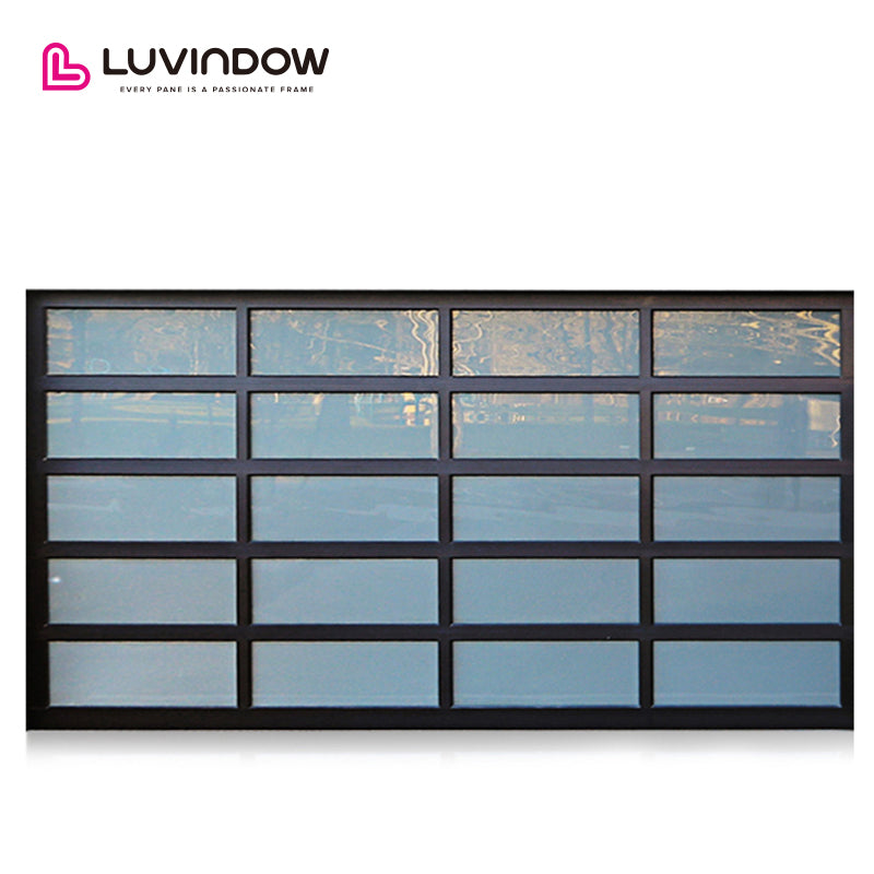 Grille Glass Aluminum Garage Door