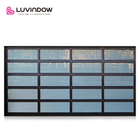 Grille Glass Aluminum Garage Door