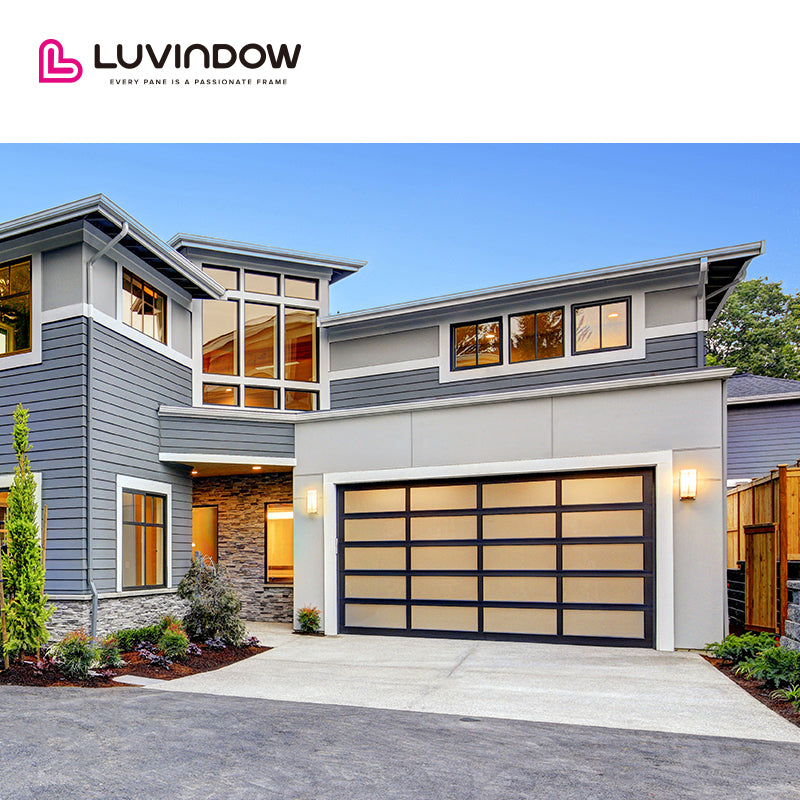 Grille Glass Aluminum Garage Door