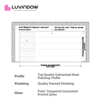 Automatic Rolling Aluminum Garage Door