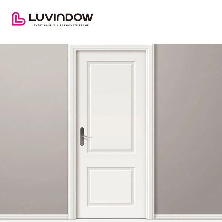 USA Great Rapids LUVINDOW Wooden door with frame decoration insert wood interior door glass insert wood interior door