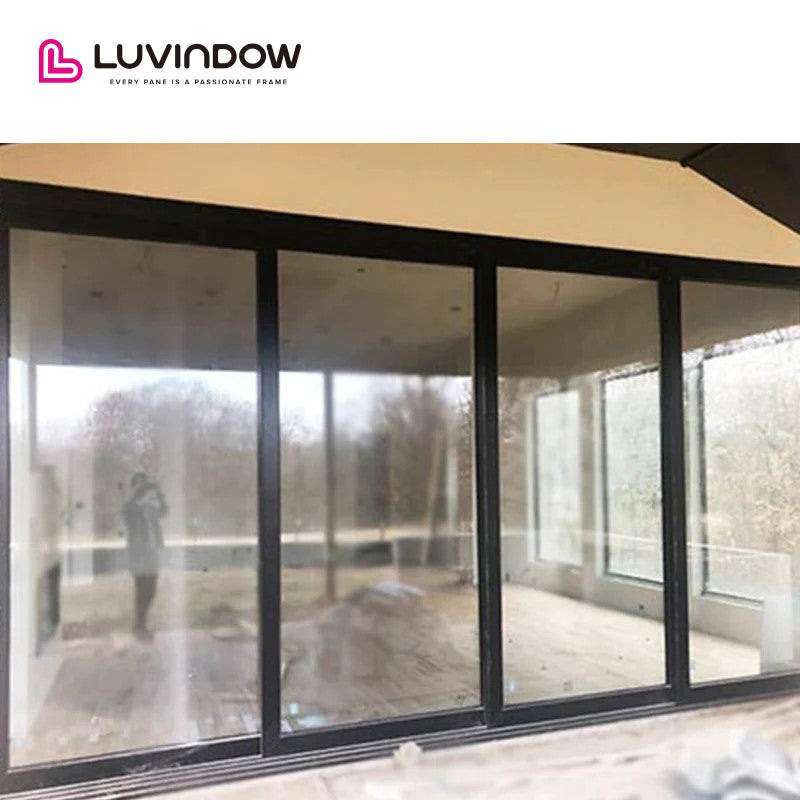 Black Aluminum Frame Picture Windows