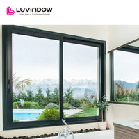 USA San Antonio nice LUVINDOW ALU sliding door system window grills design pictures for windows by LUVINDOW