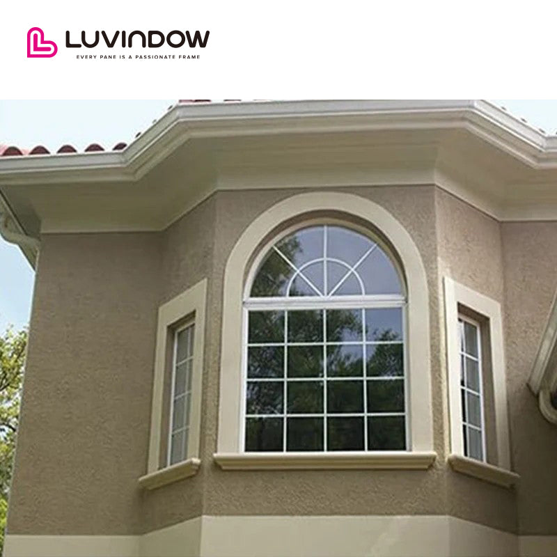 Arch Top Wood Window With Divided Lite