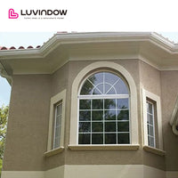 Arch Top Wood Window With Divided Lite