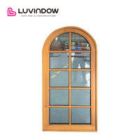 Arch Top Wood Window With Divided Lite