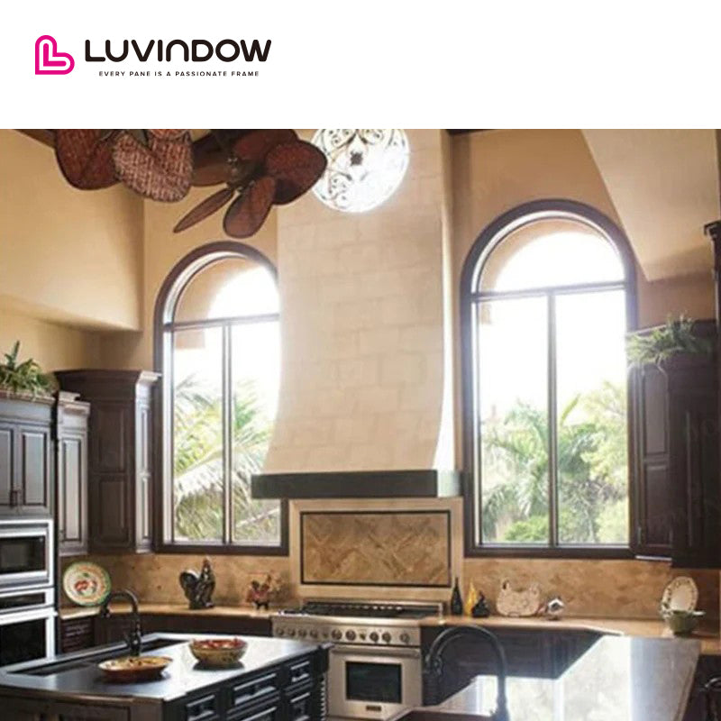 Arch Top Aluminum And Glass Window
