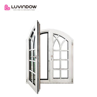 Grill Design Wooden Specialty Shapes Casement Window