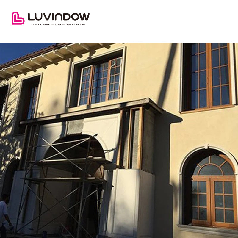 Arch Top Wood Window With Divided Lite