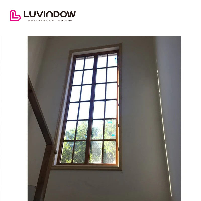 Arch Top Wood Window With Divided Lite