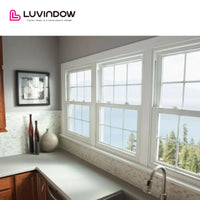 USA Long Beach nice Best sale new paining double hung windows argon filled double hung window