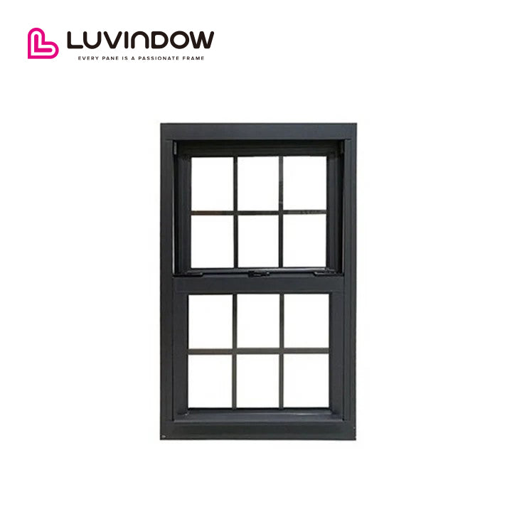 USA Atlanta hot sale LUVINDOW Window combination wholesale aluminium windows black — product image 1
