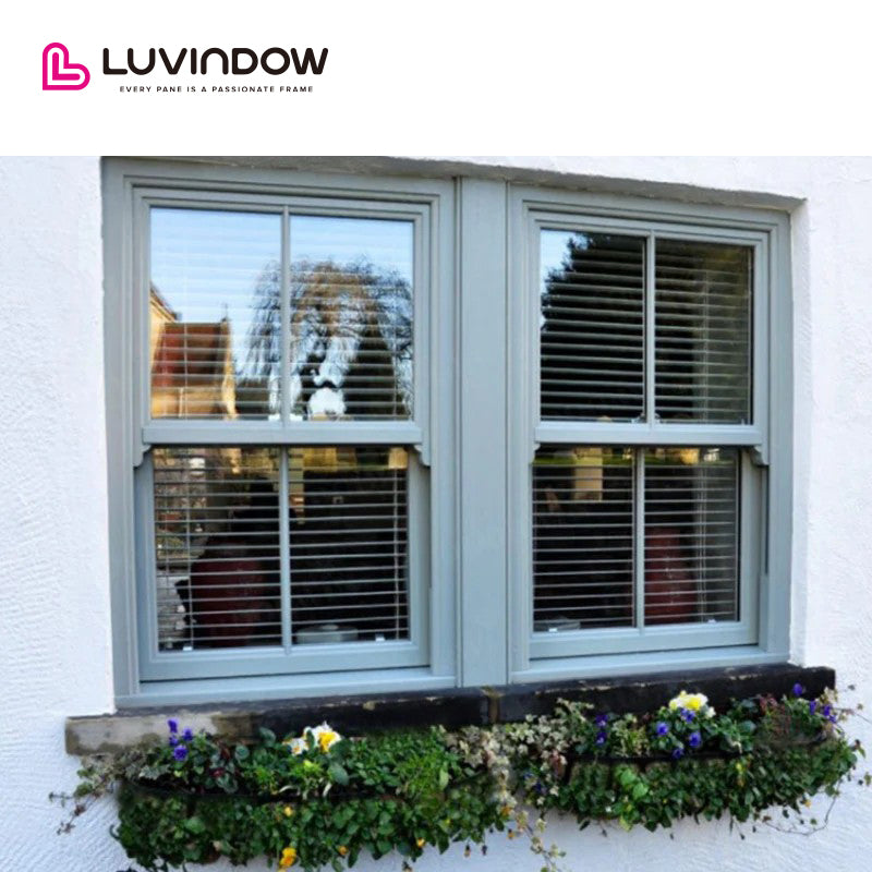 USA Atlanta hot sale LUVINDOW Window combination wholesale aluminium windows black — product image 5