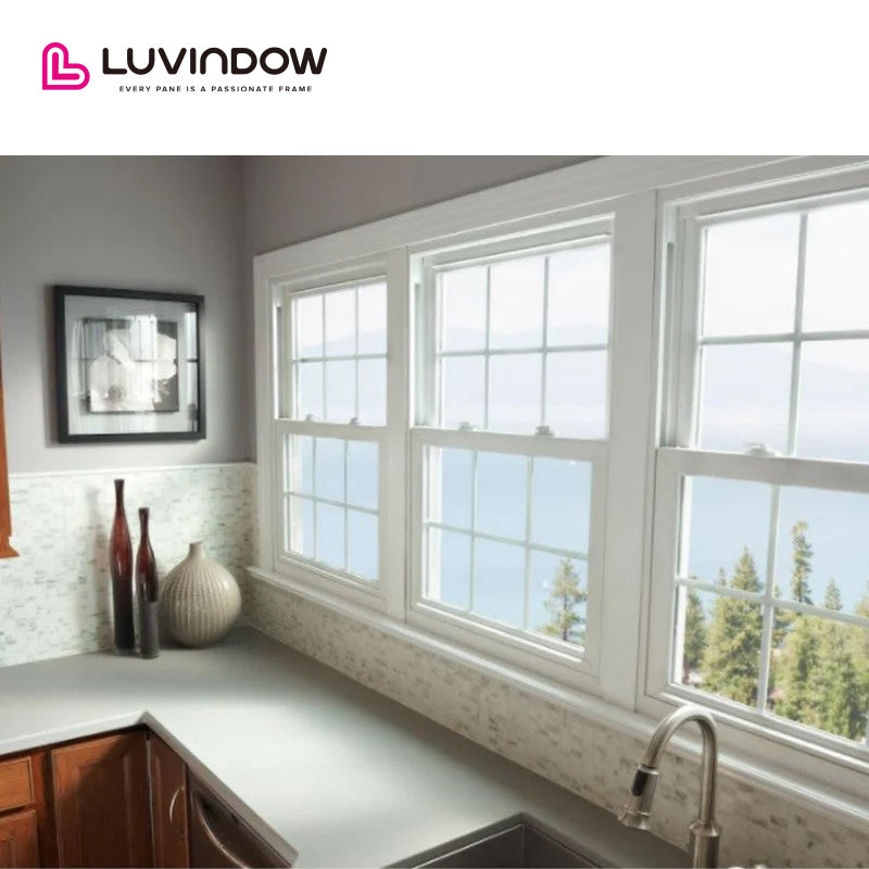 USA	Kansas nice LUVINDOW Wholesale price double hung window low-e single windows doorwin — product image 5