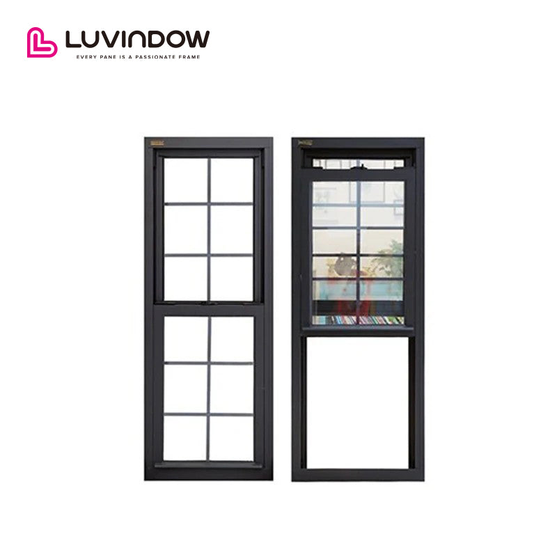 USA Atlanta hot sale LUVINDOW Window combination wholesale aluminium windows black — product image 6