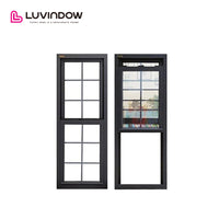 USA Atlanta hot sale LUVINDOW Window combination wholesale aluminium windows black — thumbnail 6