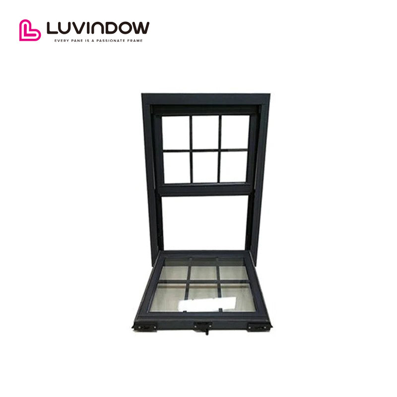 USA Atlanta hot sale LUVINDOW Window combination wholesale aluminium windows black — product image 7