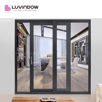Black Aluminum Frame Lift-Sliding Door