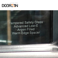 Cheapest China manufacturer thermal break Aluminum frameless interior sliding uk patio prices glass folding doors — thumbnail 6