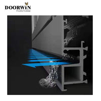 2021 Popular hot sales quality used aluminum tilt and turn windows with ventilation design — thumbnail 1